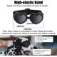 thumbnail image 2 of Gafas para perros con forma de corazón, gafas de sol ajustables para mascotas, resistentes al polvo, a los rayos UV y al viento, color negro., 2 of 5