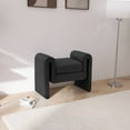 thumbnail image 7 of Meridian Furniture Stylus Black Fabric Bench, 7 of 7