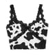 thumbnail image 1 of Tops de mujer con estampado de vaca, sin mangas, con cuello en V, camisola, tirantes finos, espalda descubierta, tops cortos de encaje Pompotops lopia988086, 1 of 7