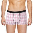 thumbnail image 5 of Calzoncillos tipo bóxer transpirables para hombre, ropa interior de pata de gallo, regalo, 5 of 5