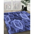thumbnail image 2 of Ahgly Company Indoor Rectangle Patterned Light Slate Blue Area Rugs, 7' x 9', 2 of 6
