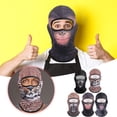 thumbnail image 2 of WJJIAO Balaclava Mask 3D Animal Print Full Face Mask Cooling Neck Gaiter Sun Protection Face Cover Mask Windproof Ski Mask for Outdoor Activities Bike Cycling, 2 of 6
