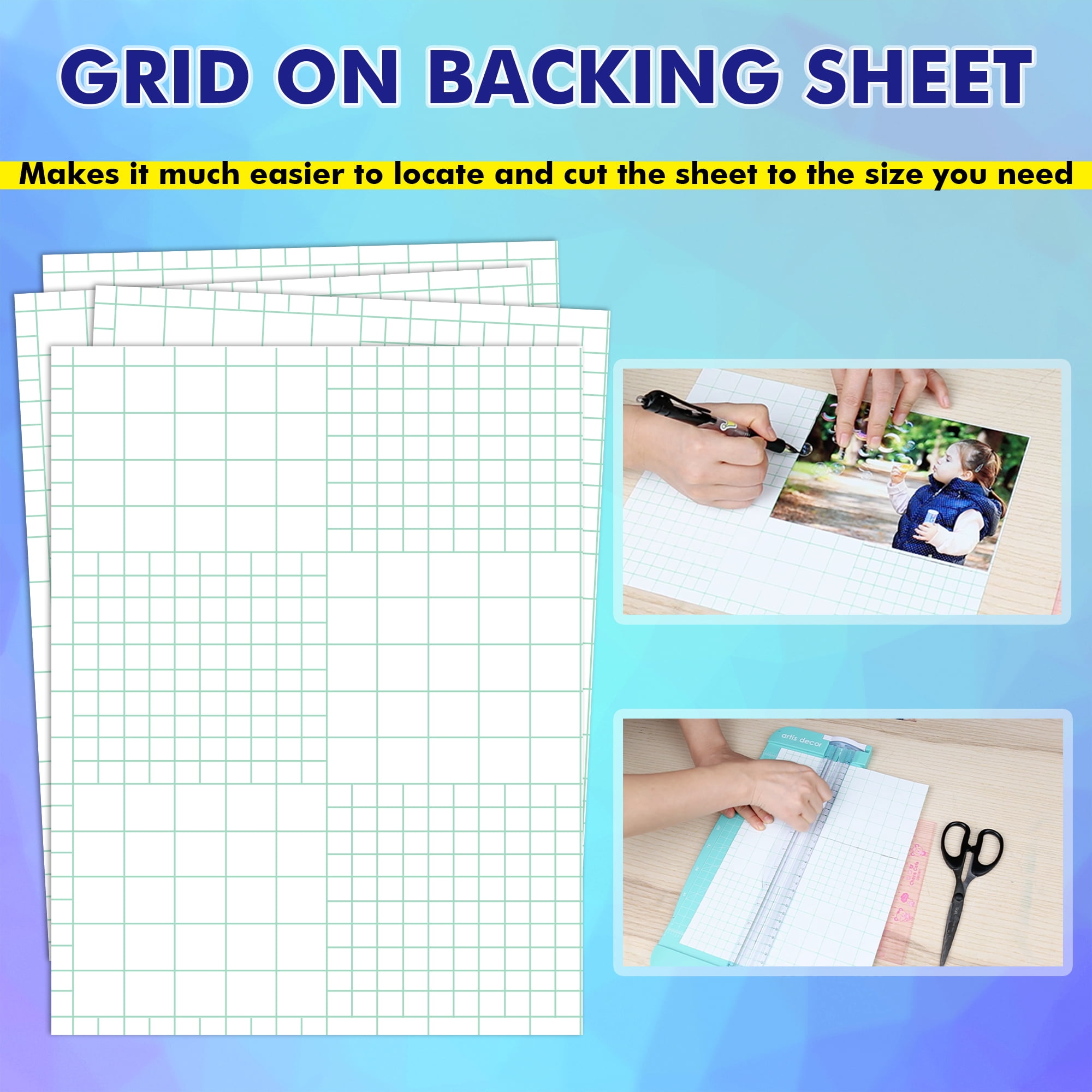 KOALAPAPER Permanent Self Adhesive Laminating Sheets 9x12 in Clear, Bulk Peel and Stick Self Seal Laminte Sheets 75PK No Machine Needed Laminate Sheets, Waterproof for Letter Size Stickers, Photos