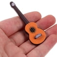 thumbnail image 4 of 3 Pcs Instruments de Musique Simulation Mini Modèles de Guitare Maison de Poupée, 4 of 9