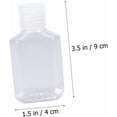 thumbnail image 2 of 25-Pack 60ml Clear PET Emulsion Dispenser Bottles - 1.57x1.18x3.54 Inch Empty Lotion Containers for Travel, Toiletries & Samples - Transparent Refillable Sub-Bottle Set (4.00x3.00x9.00cm), 2 of 4