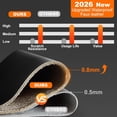 thumbnail image 3 of DIKSOAKR Car Seat Covers for Mazda 6 2010-2021 Waterproof Leather Automotive Seat Covers Carseat Protector Compatible Airbag Black,Full Set(2 Row 5 Seats), 3 of 9