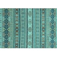 thumbnail image 1 of Ahgly Company Indoor Rectangle Abstract Light Blue Modern Area Rugs, 6' x 9', 1 of 4