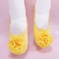 thumbnail image 2 of Abomasnow Girls Flower Crisscross Elastic Strap Split Sole Ballet Dance Shoes Casual Breathable Shoes, 2 of 9