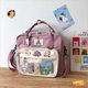thumbnail image 1 of Mochilas escolares de estilo japonés para niñas adolescentes, bolso de mano Preppy, Mochila de nailon, bolso de hombro para mujer, 1 of 4
