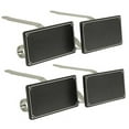 thumbnail image 5 of The Original MantleClip Stocking Holder with CHALKBOARD Icons, Silver 4-pack, 5 of 7