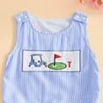 thumbnail image 6 of CAUYDY Baby Boys Clothes Spring Summer Infant Jumpsuit for Girls Preemie Short Sleeve One-Pieces Unisex Newborn Sleepwear 0 3 6 9 12 18 24 Months Sizes 6-12 Months,Blue, 6 of 6