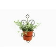 thumbnail image 3 of ORE International 16" Single Pot Cast-Iron Crest Wall Planter Dcor, 3 of 6