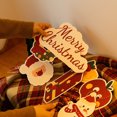 thumbnail image 4 of Tarjetas de decoración navideña, pegatinas colgantes con ambiente festivo, mensajes de bendición de víspera de Navidad, embalaje de regalo, caja, accesorios, 4 of 5
