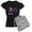 With Gray Camo Pant, variant on CafePress - Licensed Fight Like A Girl 42 Pajamas - Women's Dark Pajamas