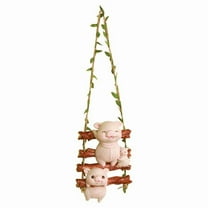 oshhni Pig Figurine Cute Gift Decorative Garden Statue for Garden Outside Courtyard