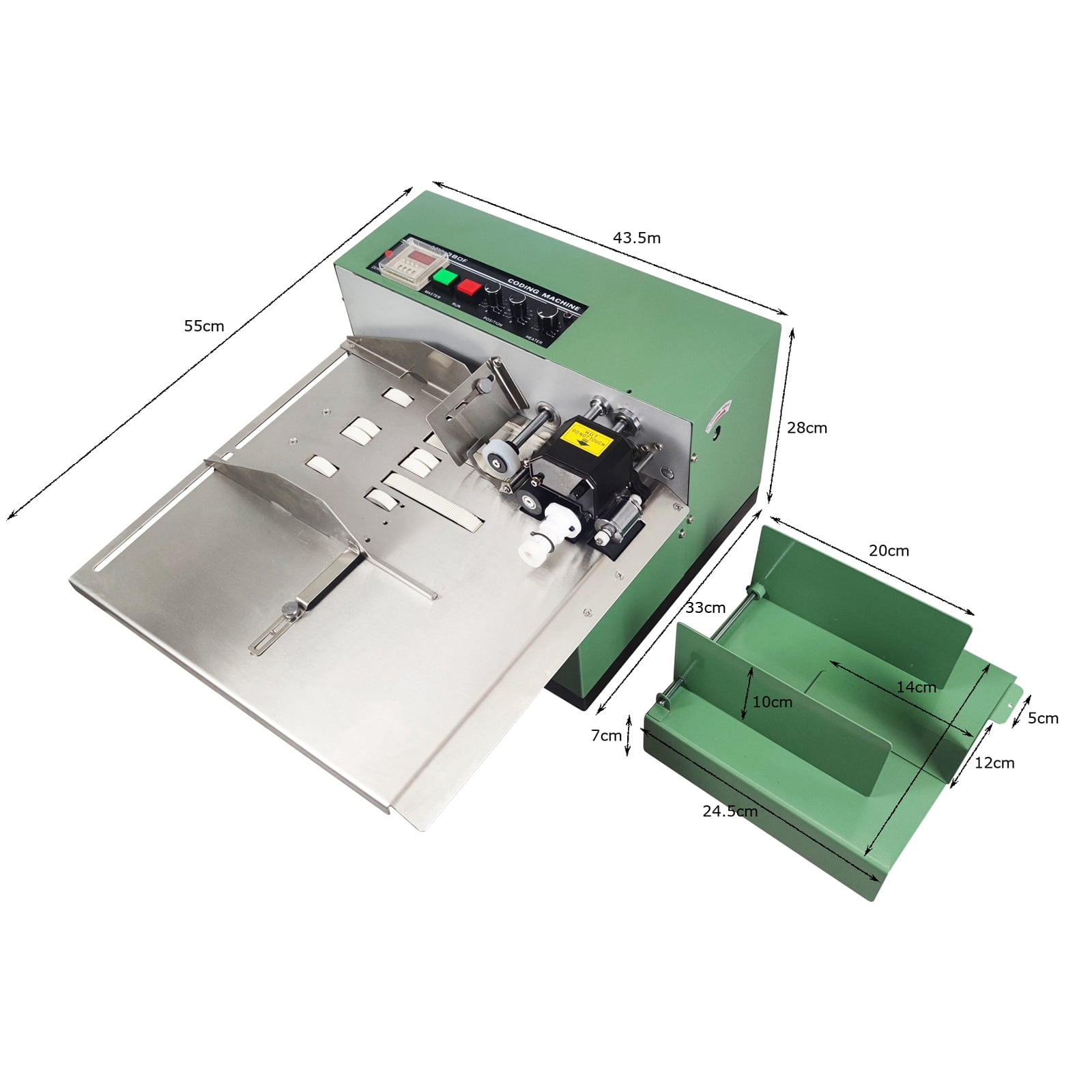 Automatic Solid-Ink Coding Printing Machine Widen Quick Drying Ink Printer Continuous Label Printer MY-380F 110V