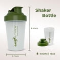 thumbnail image 2 of Licuadora de botella mezcladora Gade Nutrition - 16 oz - 400 ml | Sin BPA y sin ftalatos | Taza de la coctelera de la bebida de la proteína del entrenamiento previo, tapa a prueba de fugas, 2 of 4