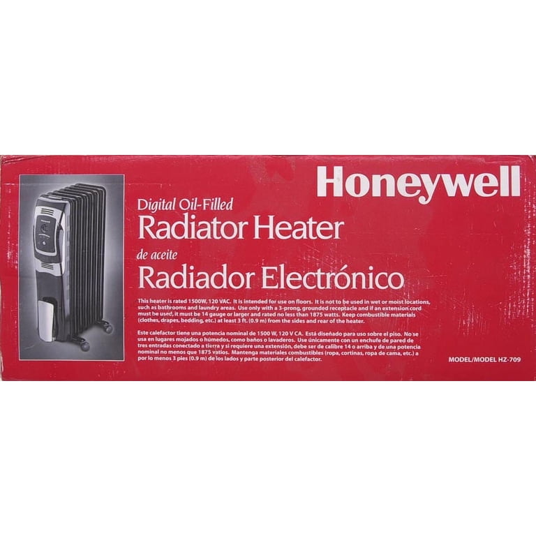 Honeywell Electric Radiator, Black - Walmart.com