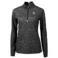thumbnail image 2 of Women's Cutter & Buck Black Texas Southern Tigers Traverse Camo Quarter-Zip Pullover Top, 2 of 3