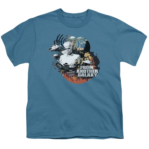 Twilight Zone From Another Galaxy Youth 18/1 T-Shirt Slate