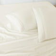 thumbnail image 6 of Pillowcases 2 Pack Standard/Queen Embroidered Super Soft Brushed Microfiber Solid - Ivory, 6 of 7