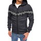 thumbnail image 2 of Gibobby Sudadera polar hombre Sudadera con capucha para hombre, casual, con bolsillos con cierre completa, sudadera de manga larga, chamarra deportiva(Gris,G), 2 of 5