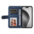 thumbnail image 4 of Dteck for iPhone 16 Pro Case Wallet with Card Holder, Crossbody Wallet Flip Cover for iPhone 16 Pro 6.3 Inch Men/Women, Shoulder Strap and Kickstand, Blue, 4 of 5