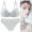 White, variant on GILIGEGE Push Up Bra and Panty Sets for Women Underwear Sets for Women Full Coverage Bra Women's Underwire Lace Bras Pu Sh Up Bra and Bikini Pan Ties Sets Beige 100D
