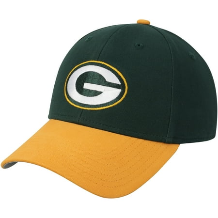 Youth Fan Favorite Green/Black Green Bay Packers Two-Tone Adjustable Hat - OSFA