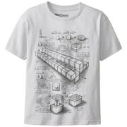 Minecraft - TNT Launcher Blueprint Youth T-Shirt - Youth X-Small