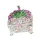 thumbnail image 5 of Joyero con forma de pavo real, joyero coleccionable, joyero de mesa Blanco, 5 of 9