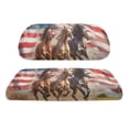 thumbnail image 2 of Aplkyhs American Flag Horse Golf Cart Front Seat Cushion Set Comfort Golf Cart Seat Cover Seat Bottom and Backrest Cushion for Club Car Backrest Bottom Seat Cover, 2 of 7