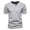 Light Gray, variant on Mens T-shirts Short Sleeve Slim Fit Button Down Sports T Shirt Casual Solid Color Tees for Men Army Green S