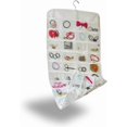 thumbnail image 1 of DoubleSided Jewelry Hanging Organizer Display Hanger Small Tools Holder with Clear Pockets (), 1 of 6