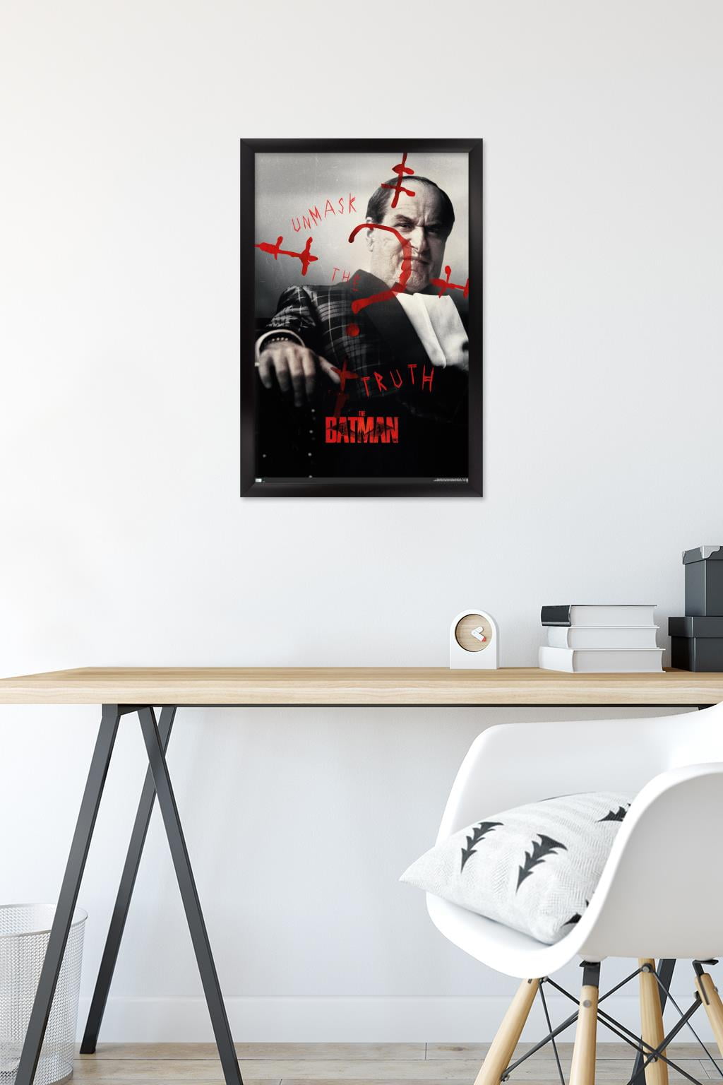 DC Comics Movie The Batman - Oswald Cobblepot A.K.A. Penguin One Sheet Wall Poster, 14.725" x 22.375" Framed