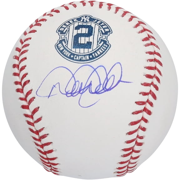 Derek Jeter New York Yankees Autographed Retirement Logo Baseball - Fanatics Authentic Certified