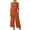 B-Orange, variant on Wyobmus Womens 2 Piece Linen Sets Summer Outfits Lounge Set Sleeveless Crewneck Tank Tops With Wide Leg Palazzo Pants A-Khaki