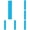 A4_5pc Blue 5.9", variant on Veeogra Straight Plastic Ruler,1Pc Black 11.8" Transparent Ruler,Scratch-Resistant Design With Inches Centimeters,Office Daily Use,Craft & Journaling Ruler