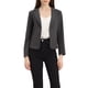 thumbnail image 1 of BLAZER CHIC para Mujeres Abierto Frontal Ropa de Trabajo Verano Chaqueta Corto Gris Oscuro-Sólido 2XL, 1 of 6