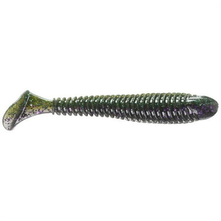 UPC: 0842424121615 | Googan GSW-48-SPL Saucy Swimmer Sprayed Lettuce 4.8  Fishing Lure (6 Pack)
