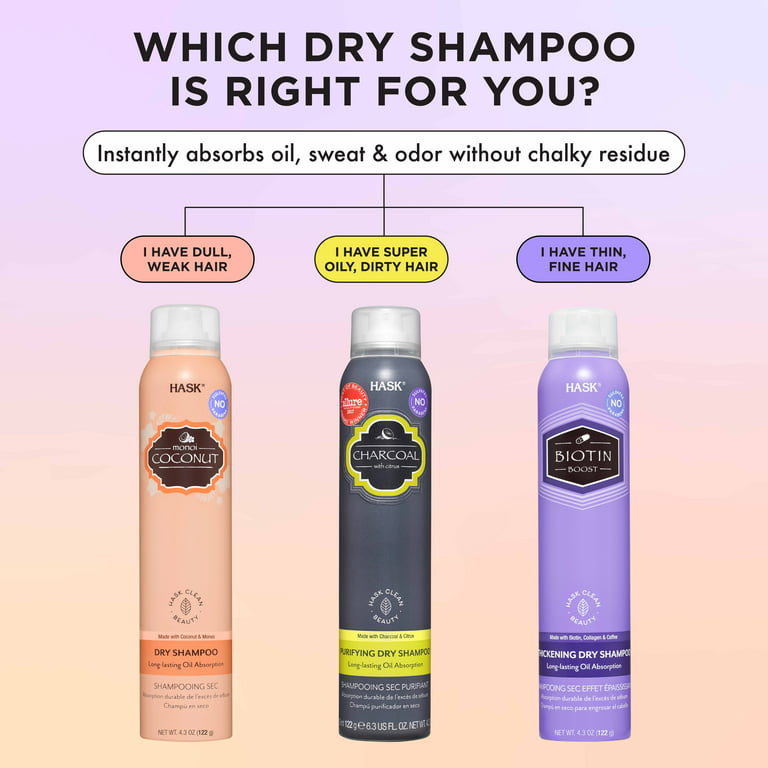 Hask Monoi Coconut Nourishing Dry Shampoo, 4.3 oz Walmart.com