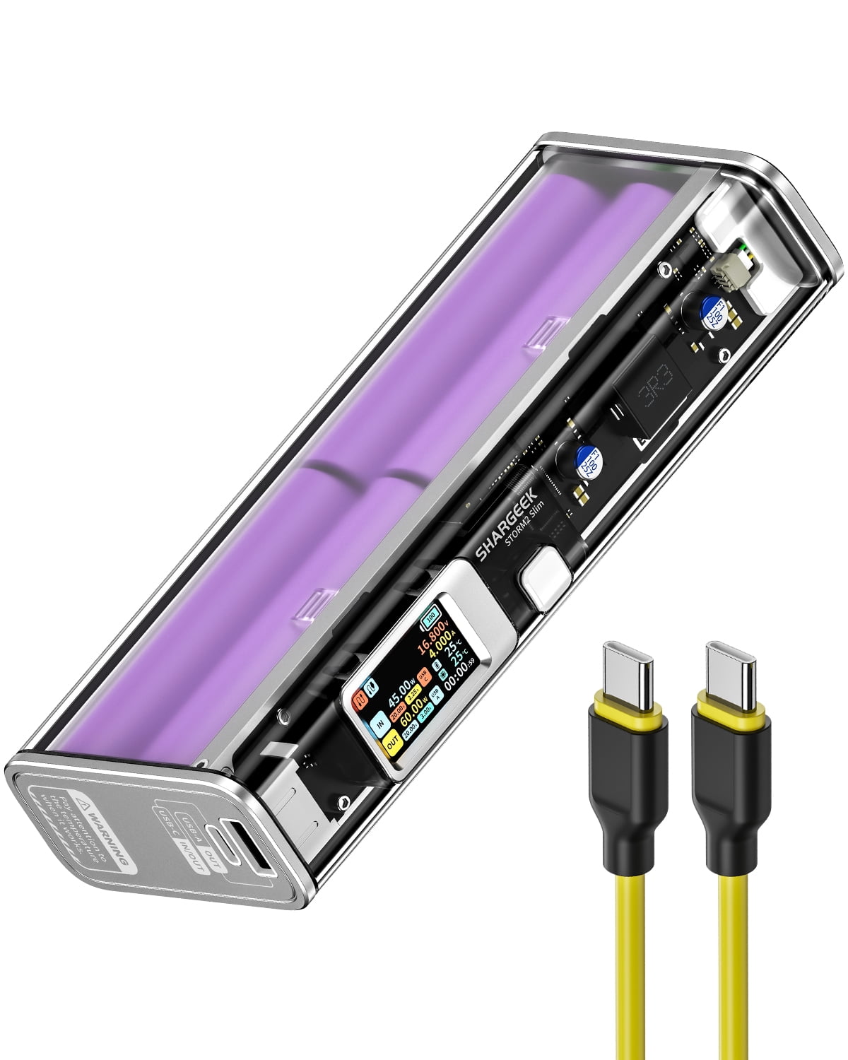 Buy Shargeek Portable Charger, STORM2 Slim 130W 20000mAh Laptop Power