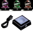 thumbnail image 3 of LED Light Base Display Illumination Lamp Crafts for Crystals Art Home Black, 3 of 8