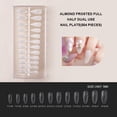 thumbnail image 2 of Full-paste and half-paste extension can be used for nail polish (504 pcs), made of ABS - style1, 2 of 5