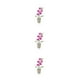 thumbnail image 5 of Flores artificiales Yuarrent Reemplazo decorativo Púrpura, 5 of 6