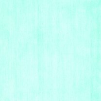 Ahgly Company Machine Washable Indoor Square Solid Turquoise Blue Modern Area Rugs, 4' Square