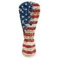 thumbnail image 2 of Yuyamidu Retro American Flag Golf Club Head Covers for Drivers, Fairway Woods, and Hybrids, Waterproof Leather Head Covers 4th of July Golf Headcover with Soft Lining, 2 of 8