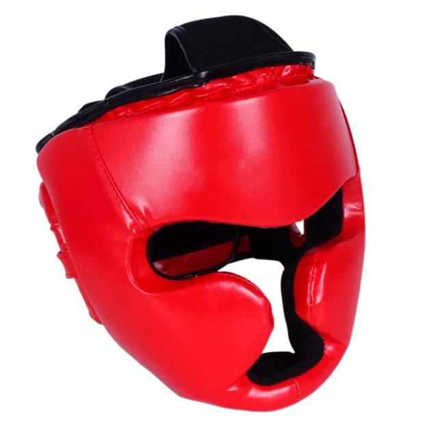 Casco de boxeo Zulema Protector facial Karate Rojo