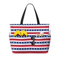 thumbnail image 1 of Disketp American Patriotic Stars And Stripes Bolsa de Playa de Gran Capacidad, Bolso Impermeable y a Prueba de Arena para Mujer, Ideal para Playa, Piscina y Natación, 1 of 7