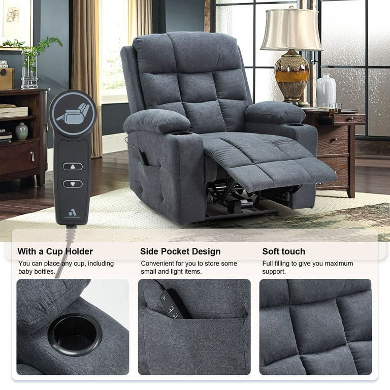 Wall Hugger Recliner Sofa With Drinks Holder Zero Wall Recliner
